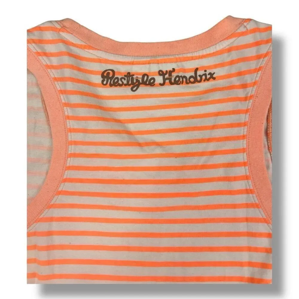 Basic House Restyle Hendrix Striped Tank Top Size Medium - Picture 5 of 6